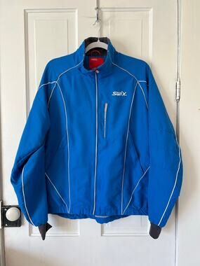 Swix star advanced xc cross country skiing winter jacket lightweight men’s large